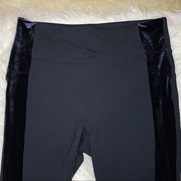 Athleta Metro Velvet Tux Tight in black - Picture 5 of 12